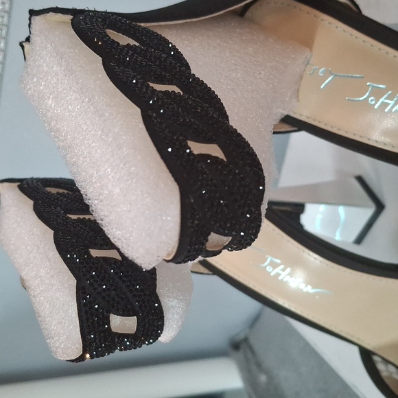 Betsy Johnson Mesh Beaded 'SB-JAD' heels NEW w Box - Picture 6 of 6